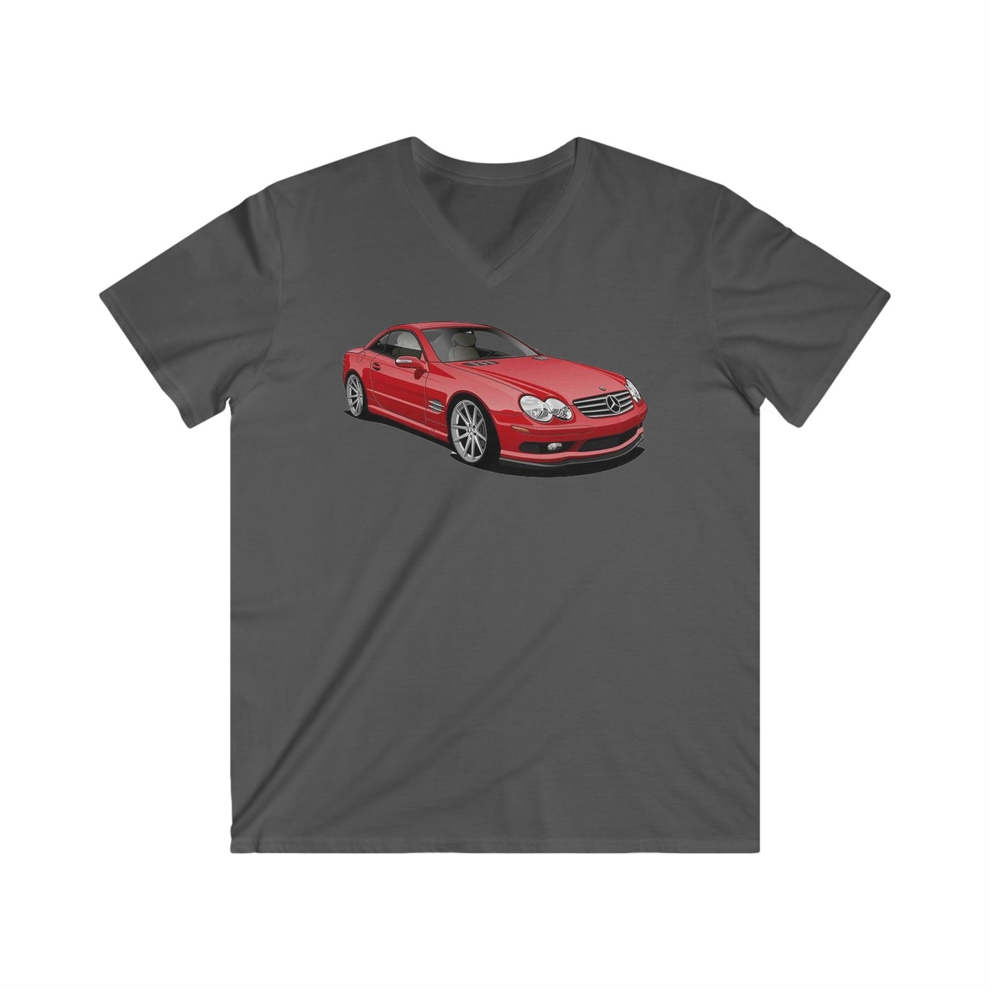 Mercedes Fitted V-Neck Short Sleeve Tee