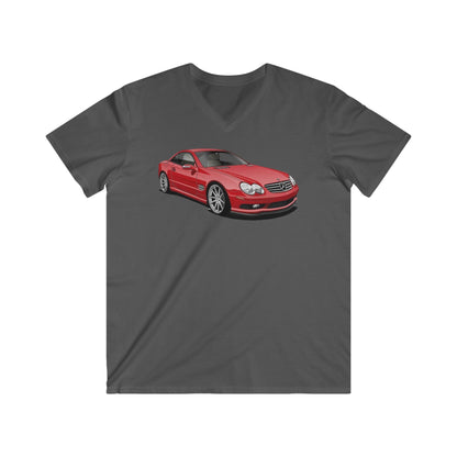 Mercedes Fitted V-Neck Short Sleeve Tee