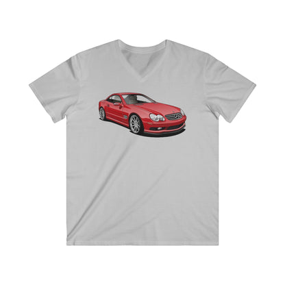 Mercedes Fitted V-Neck Short Sleeve Tee