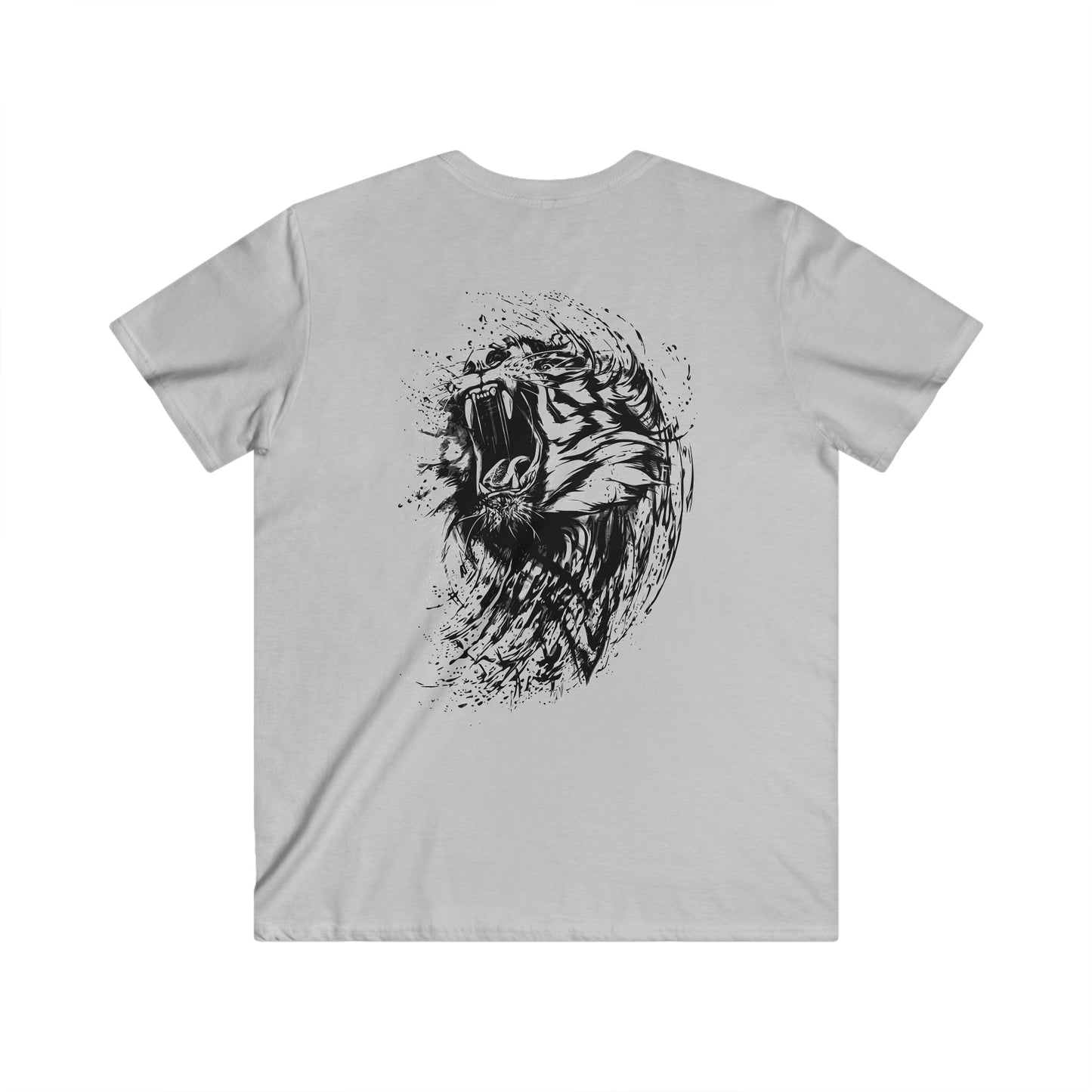 Custom Fitted V-Neck Short Sleeve Tee