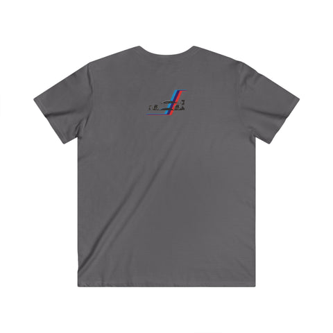 Fitted V-Neck Short Sleeve Tee