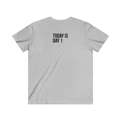 Custom Fitted V-Neck Short Sleeve Tee