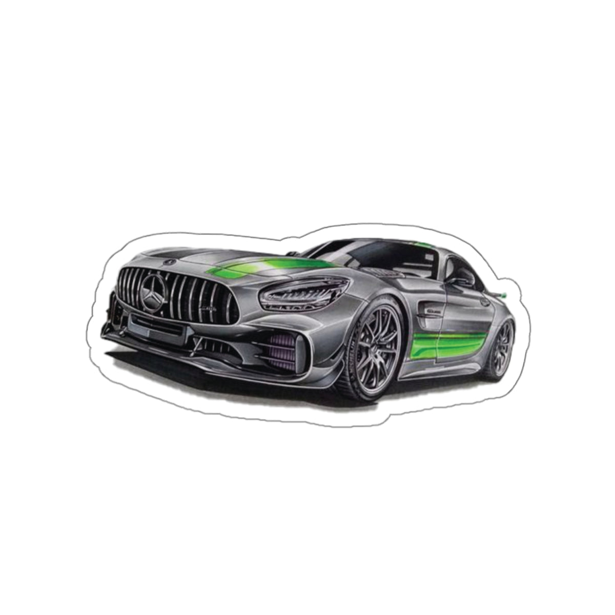 Mercedes Kiss-Cut Stickers