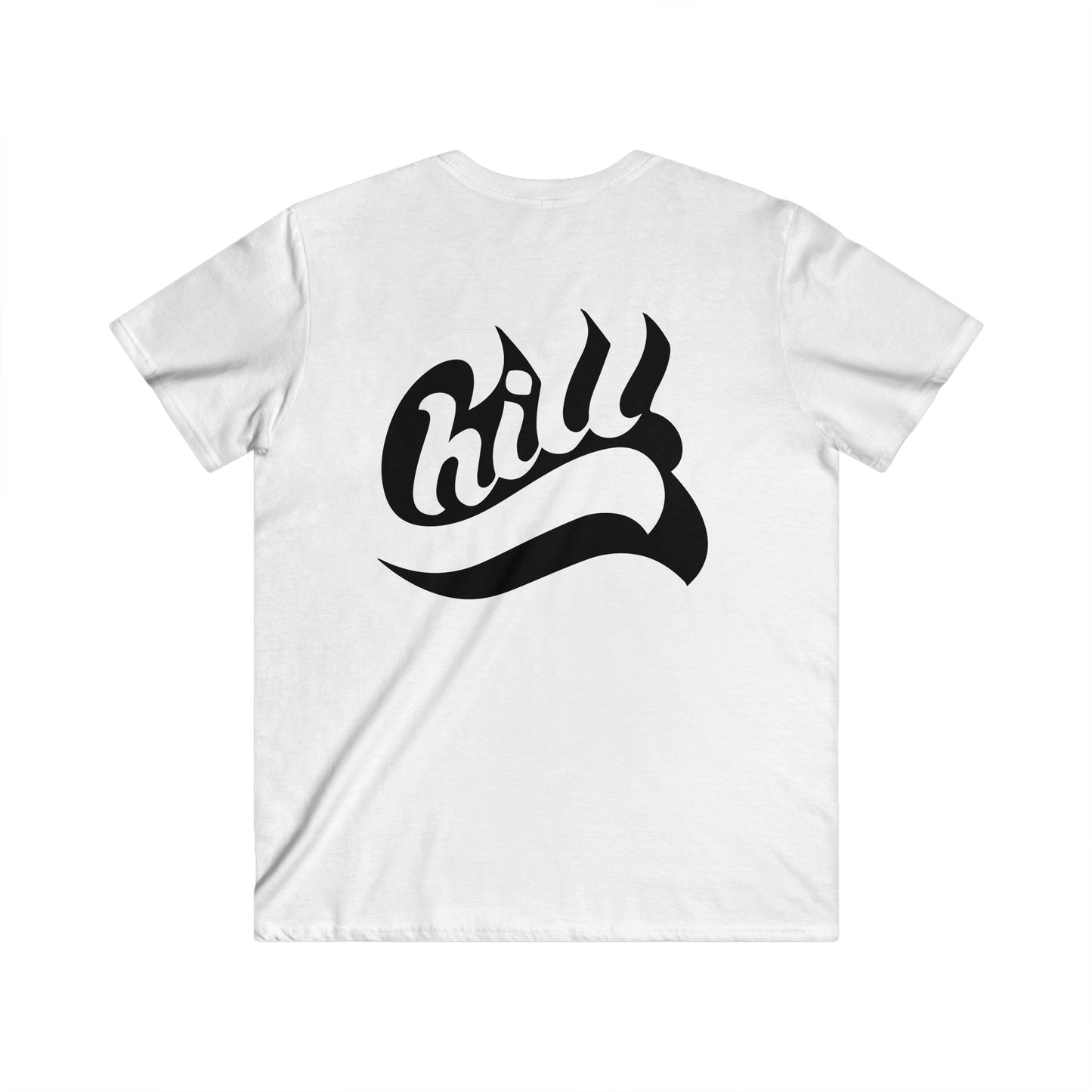 Custom Fitted V-Neck Short Sleeve Tee