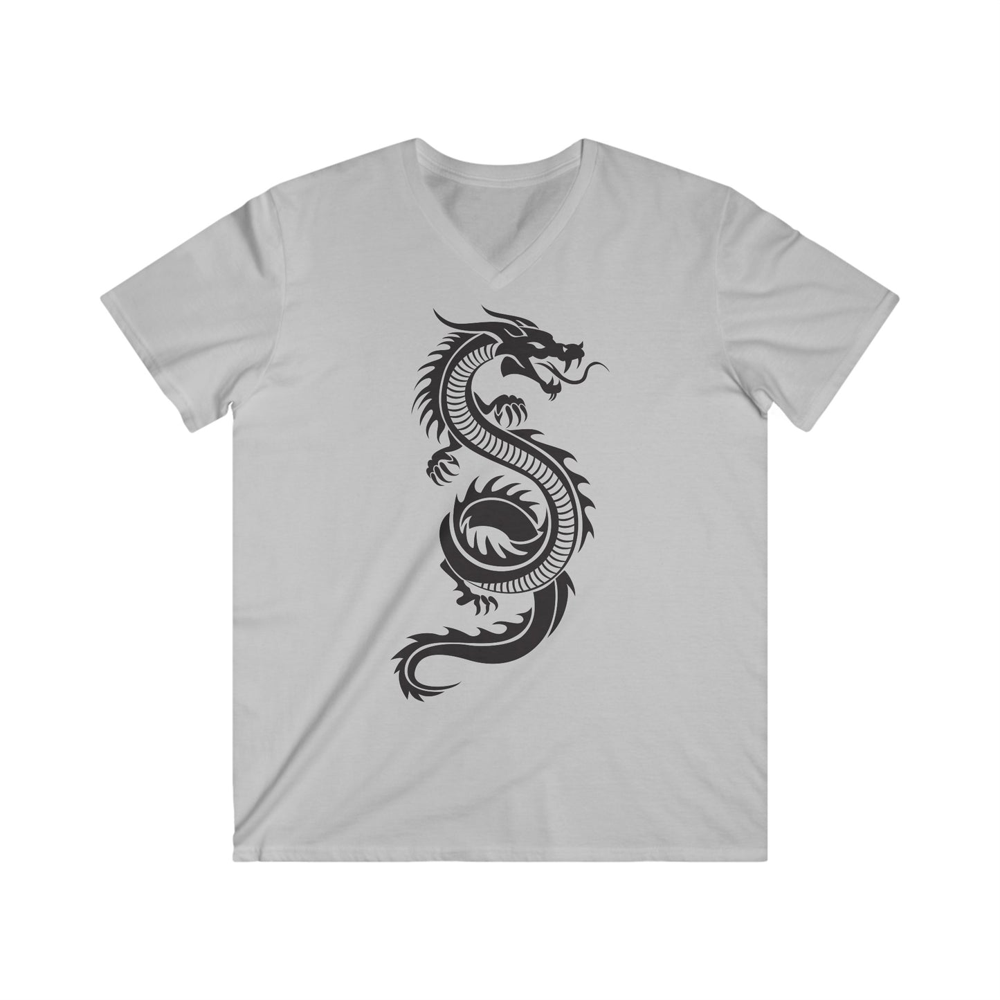 Custom Fitted V-Neck Short Sleeve Tee