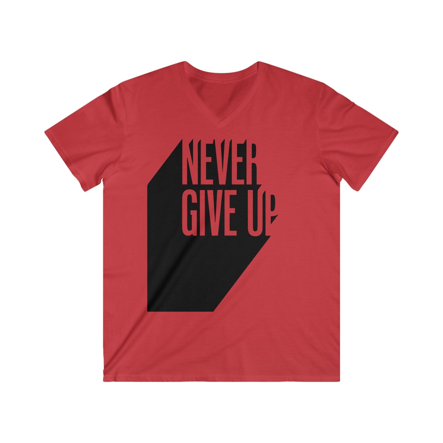 Custom Fitted V-Neck Short Sleeve Tee