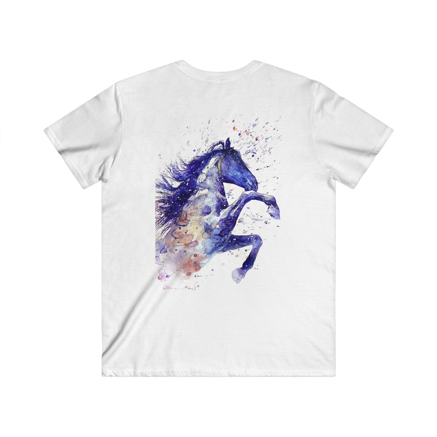 Custom Fitted V-Neck Short Sleeve Tee