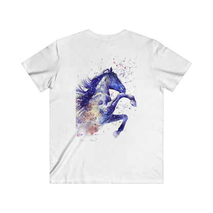 Custom Fitted V-Neck Short Sleeve Tee