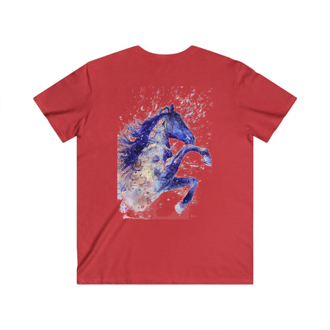 Custom Fitted V-Neck Short Sleeve Tee