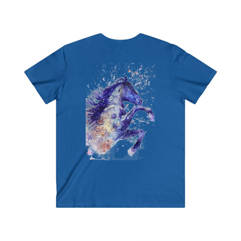 Custom Fitted V-Neck Short Sleeve Tee
