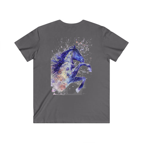 Custom Fitted V-Neck Short Sleeve Tee
