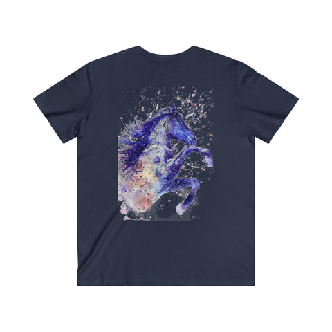 Custom Fitted V-Neck Short Sleeve Tee