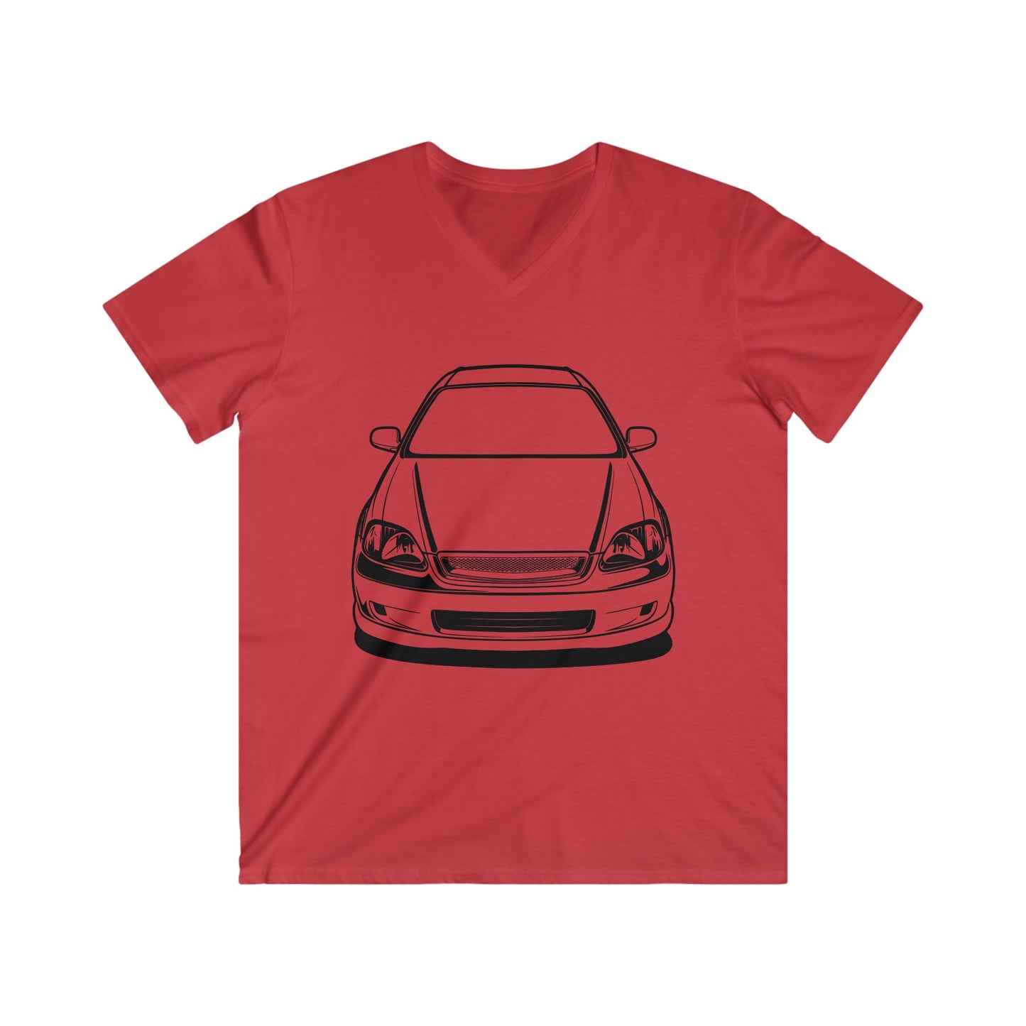 Honda Fitted V-Neck Short Sleeve Tee