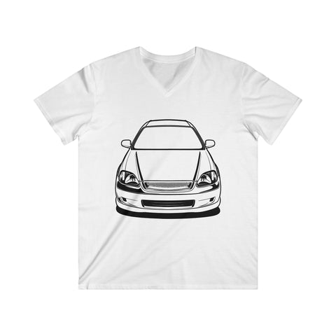 Honda Fitted V-Neck Short Sleeve Tee