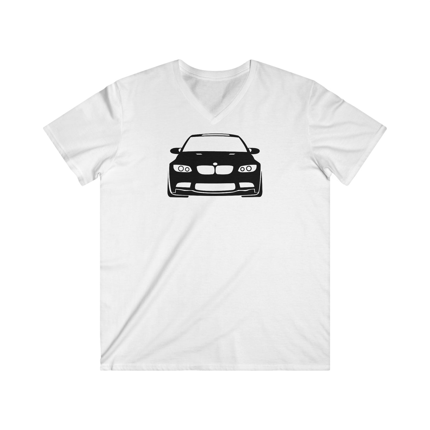 Fitted V-Neck Short Sleeve Tee