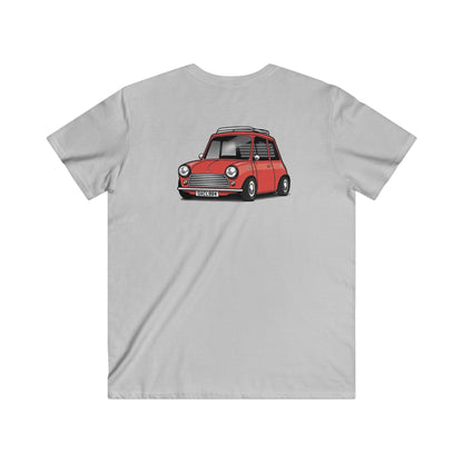 Mini Fitted V-Neck Short Sleeve Tee