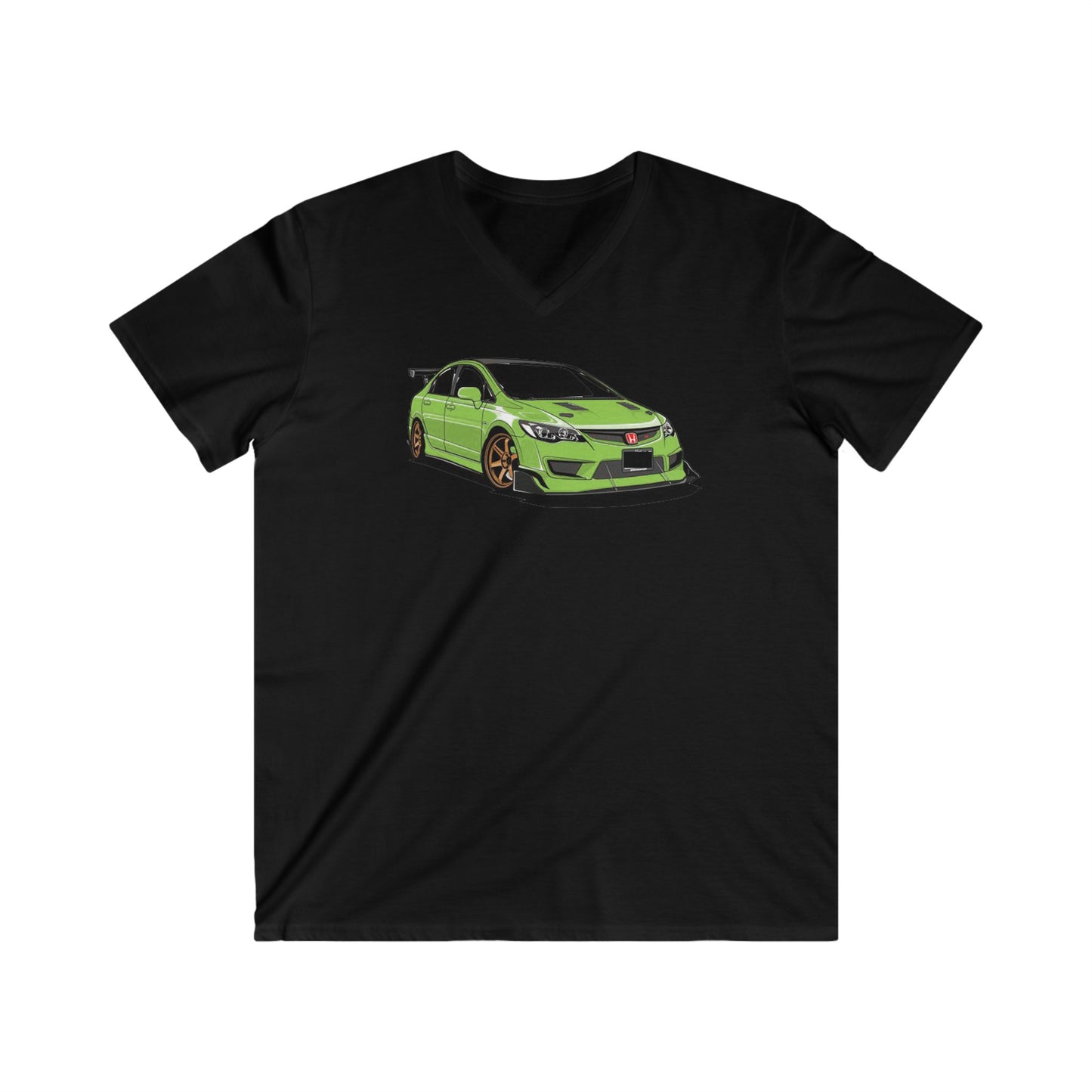 Honda Fitted V-Neck Short Sleeve Tee