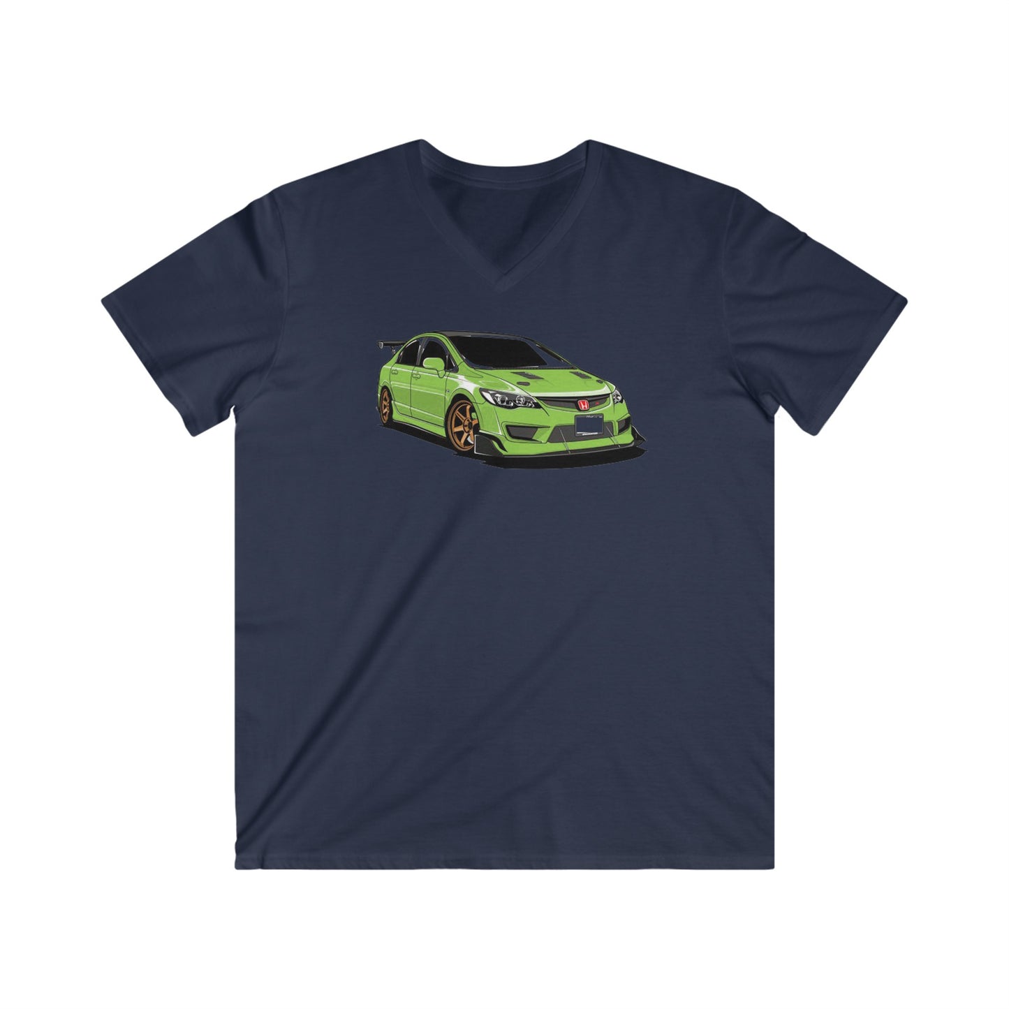 Honda Fitted V-Neck Short Sleeve Tee