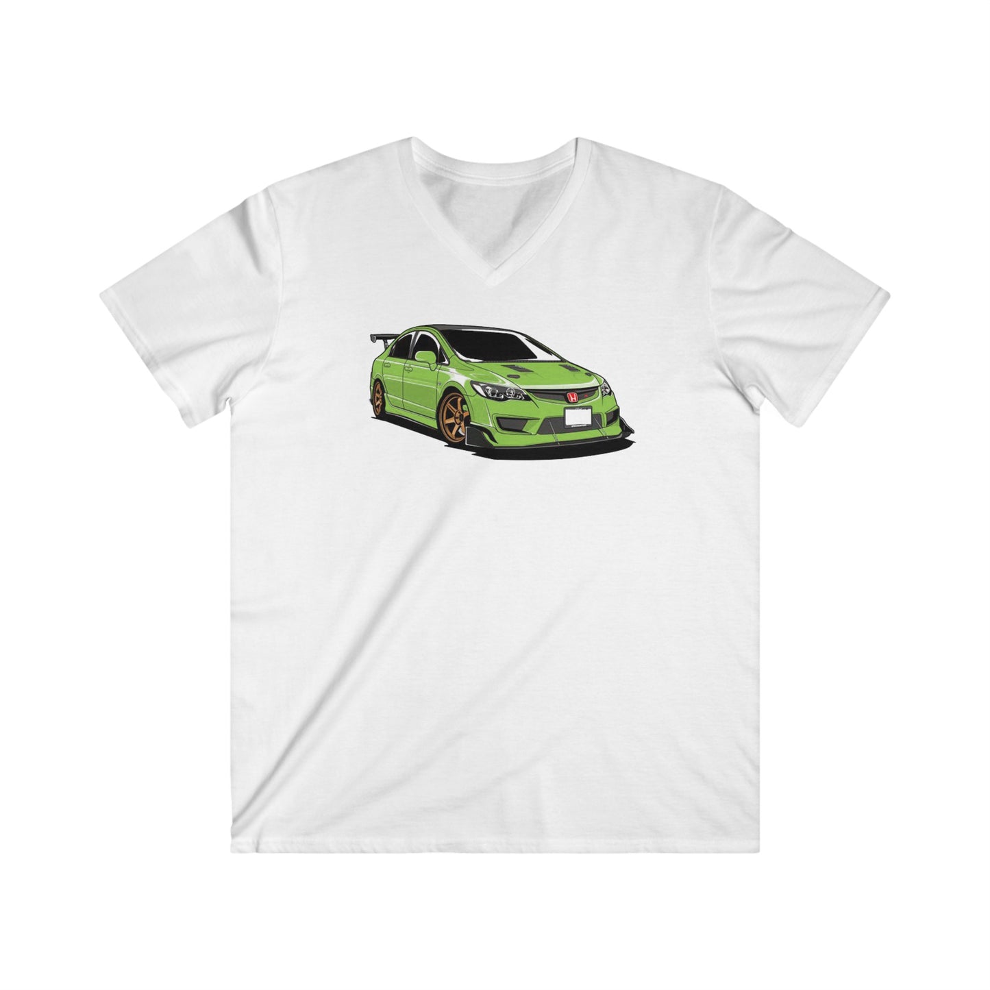 Honda Fitted V-Neck Short Sleeve Tee