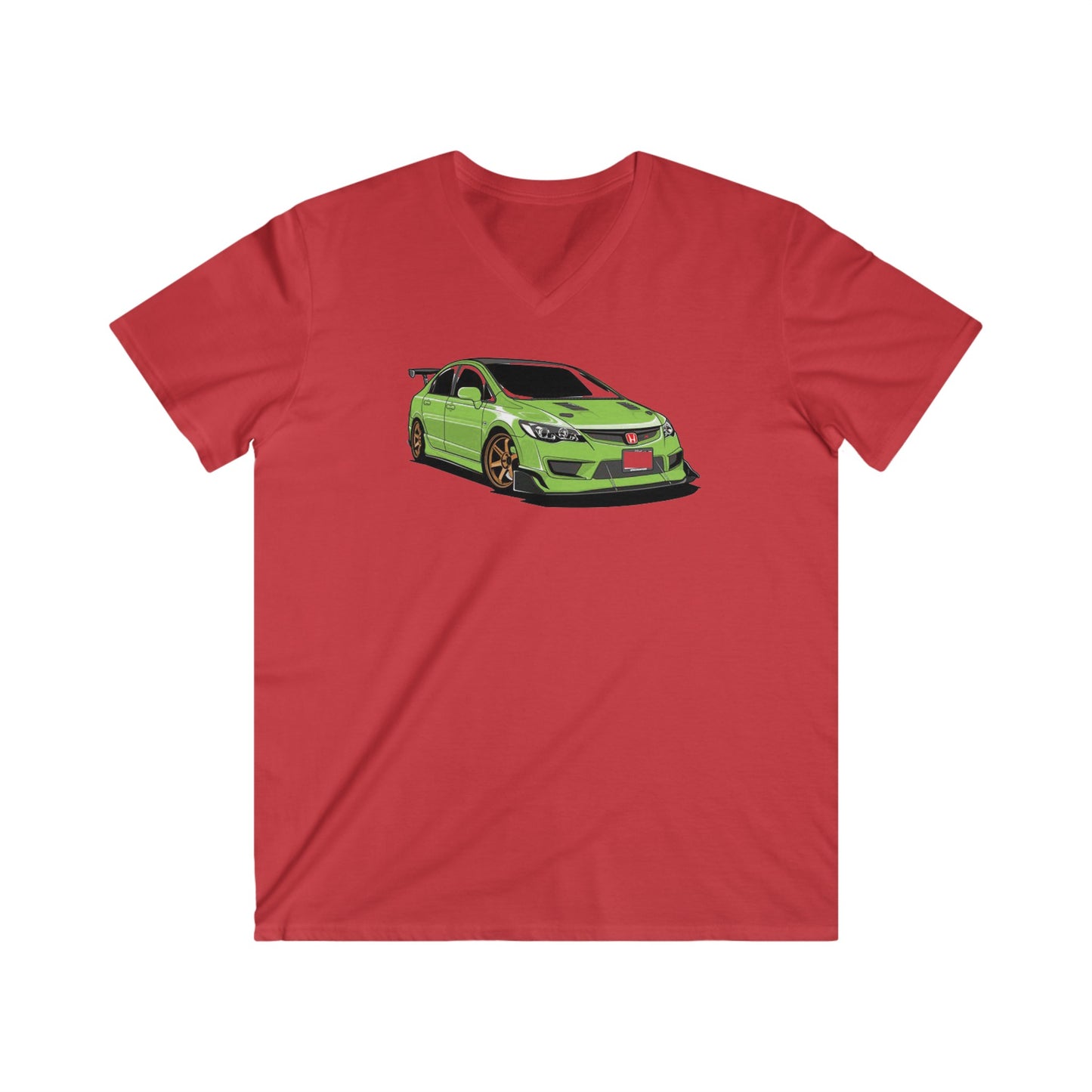Honda Fitted V-Neck Short Sleeve Tee