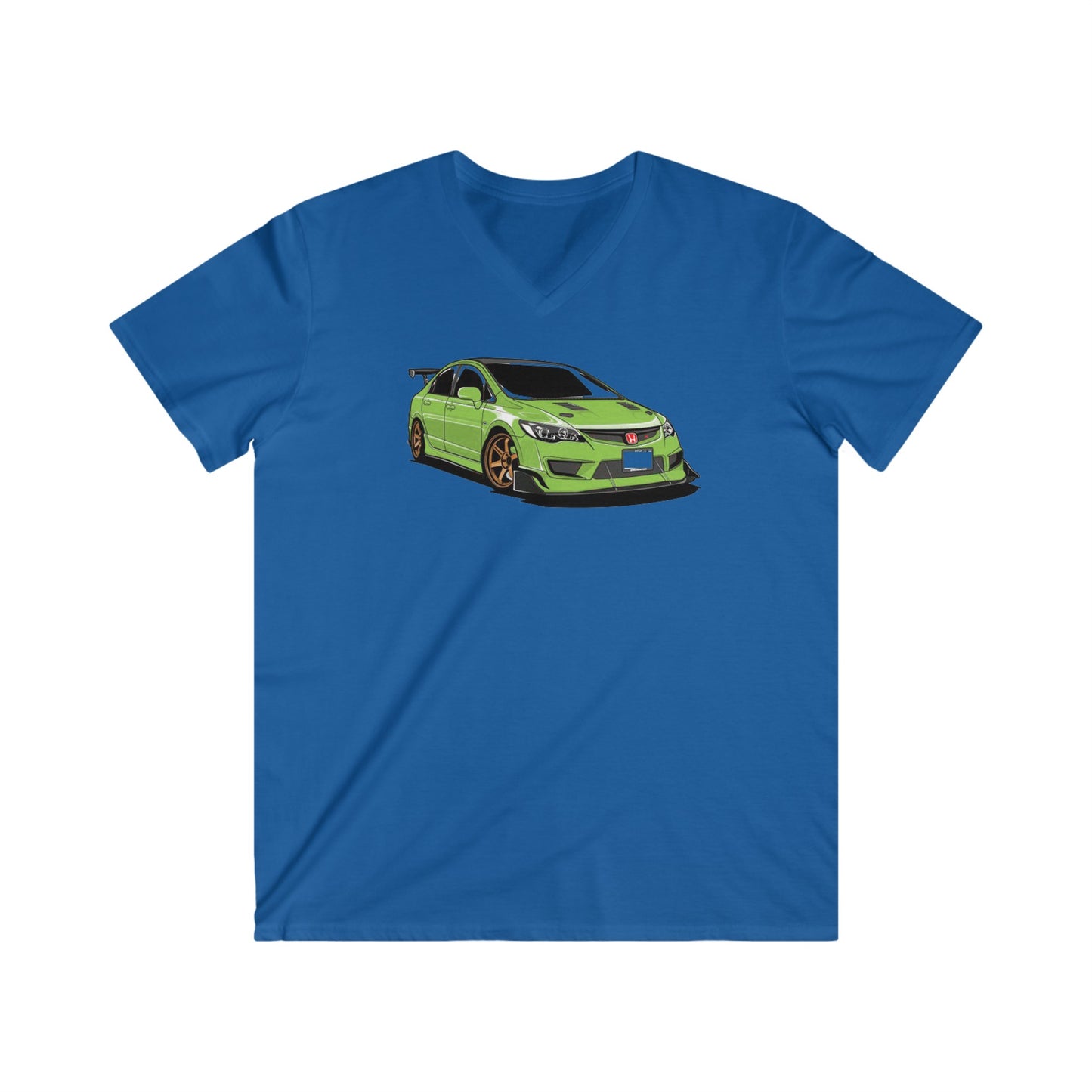 Honda Fitted V-Neck Short Sleeve Tee