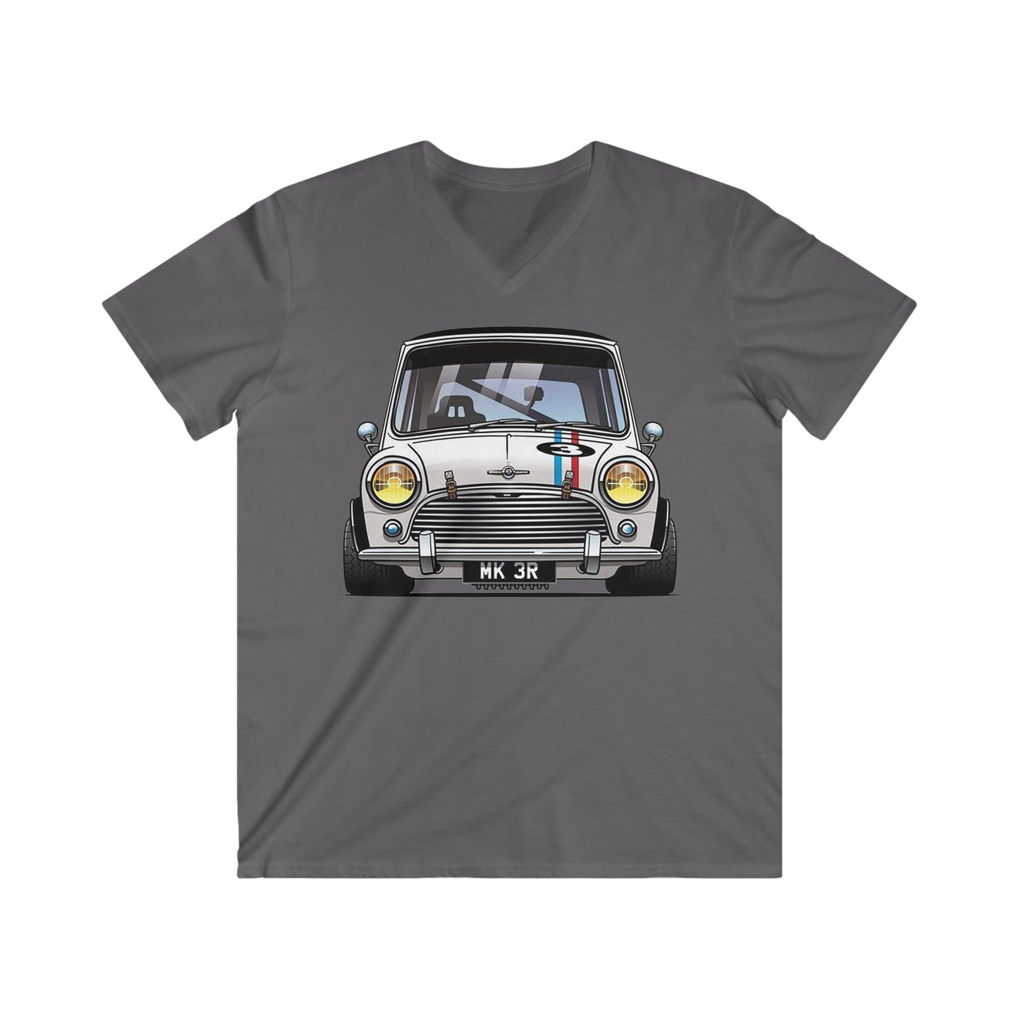 Mini Fitted V-Neck Short Sleeve Tee