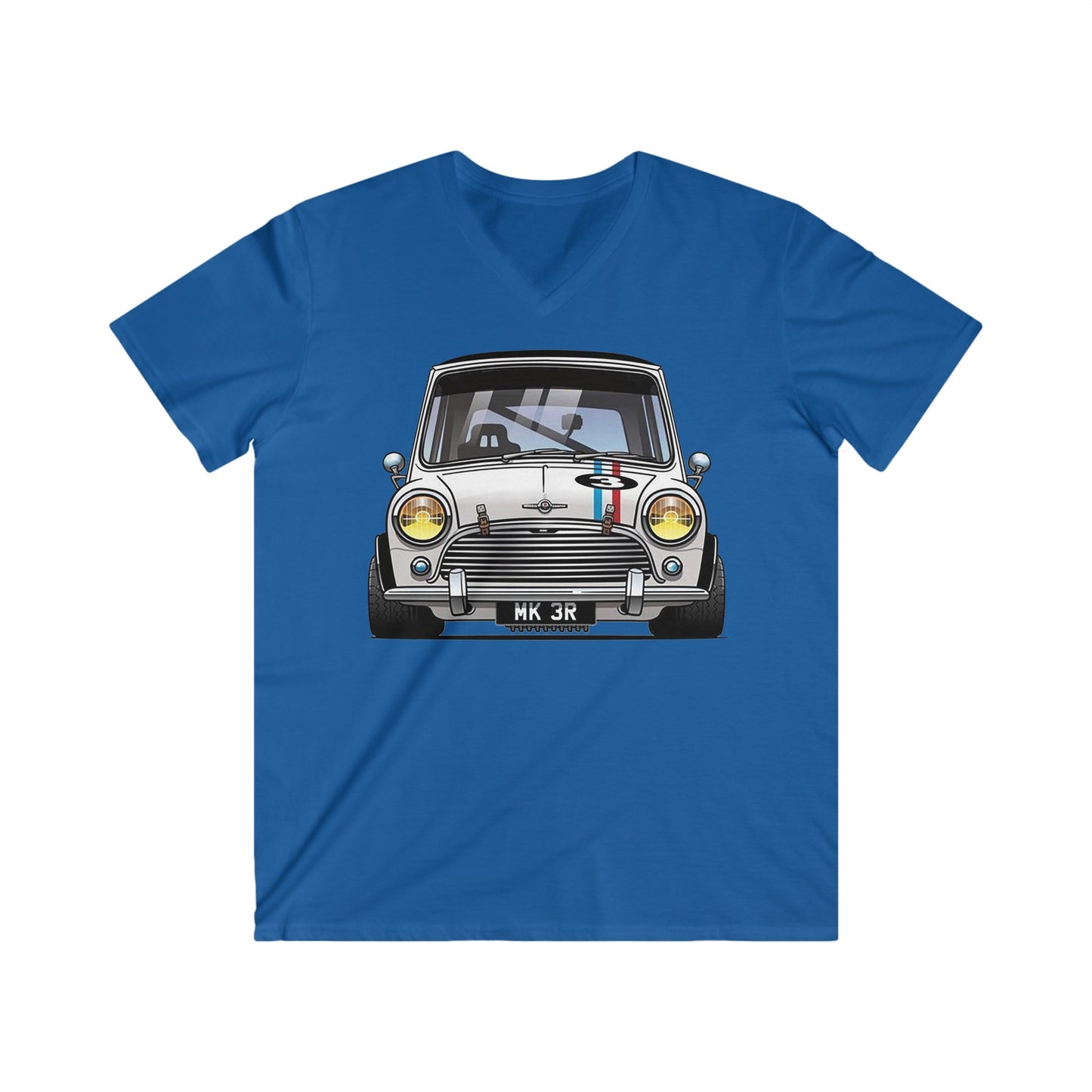 Mini Fitted V-Neck Short Sleeve Tee