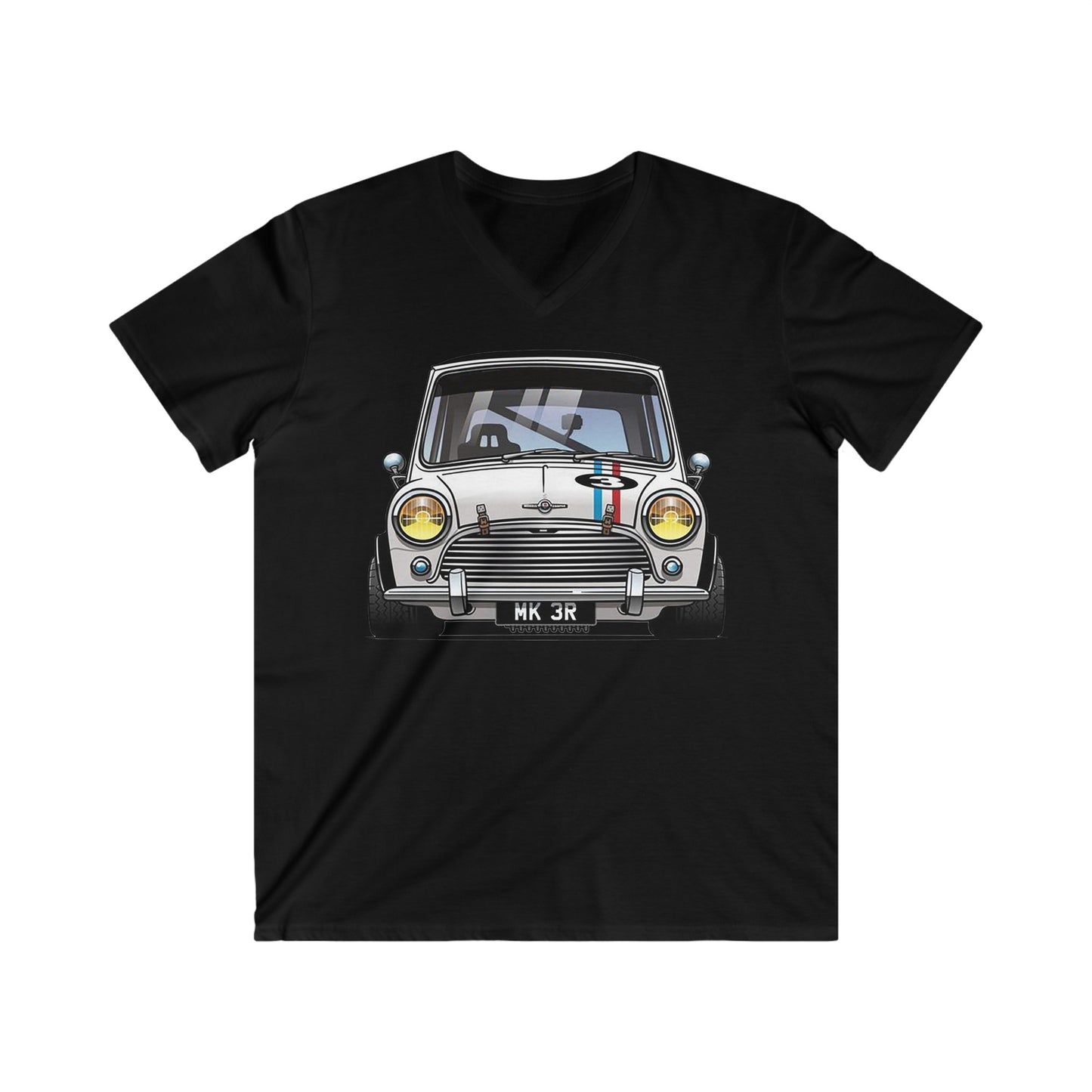Mini Fitted V-Neck Short Sleeve Tee