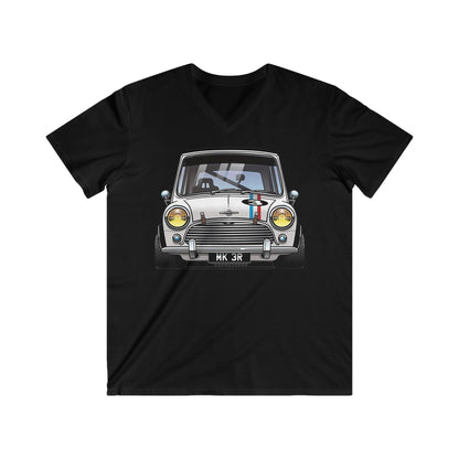Mini Fitted V-Neck Short Sleeve Tee