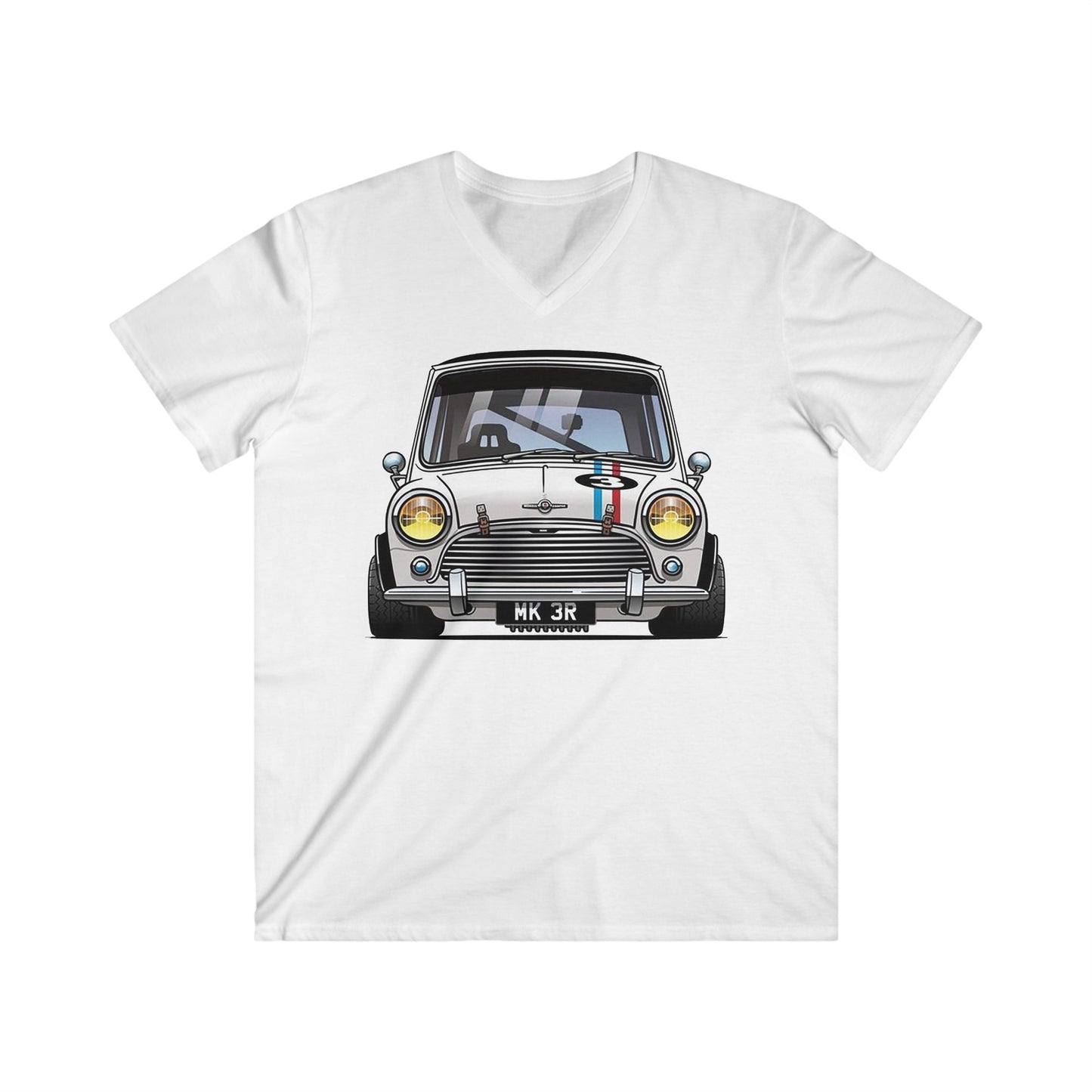 Mini Fitted V-Neck Short Sleeve Tee