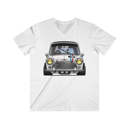 Mini Fitted V-Neck Short Sleeve Tee