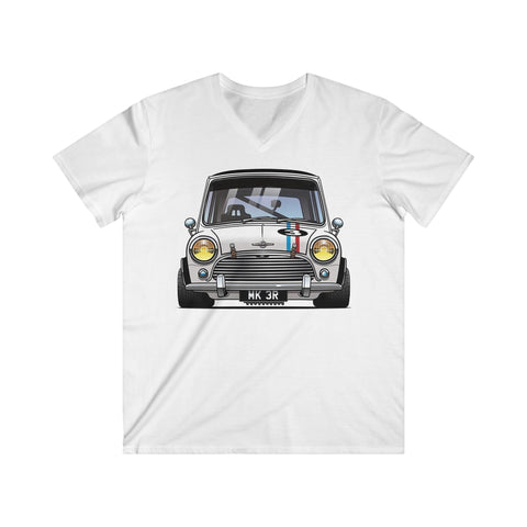 Mini Fitted V-Neck Short Sleeve Tee
