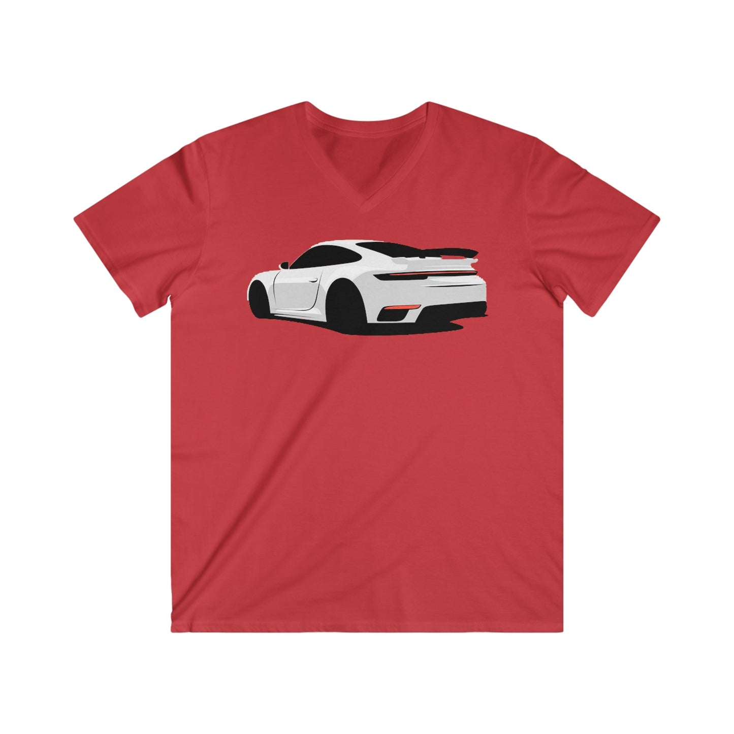 Porsche Fitted V-Neck Short Sleeve Tee