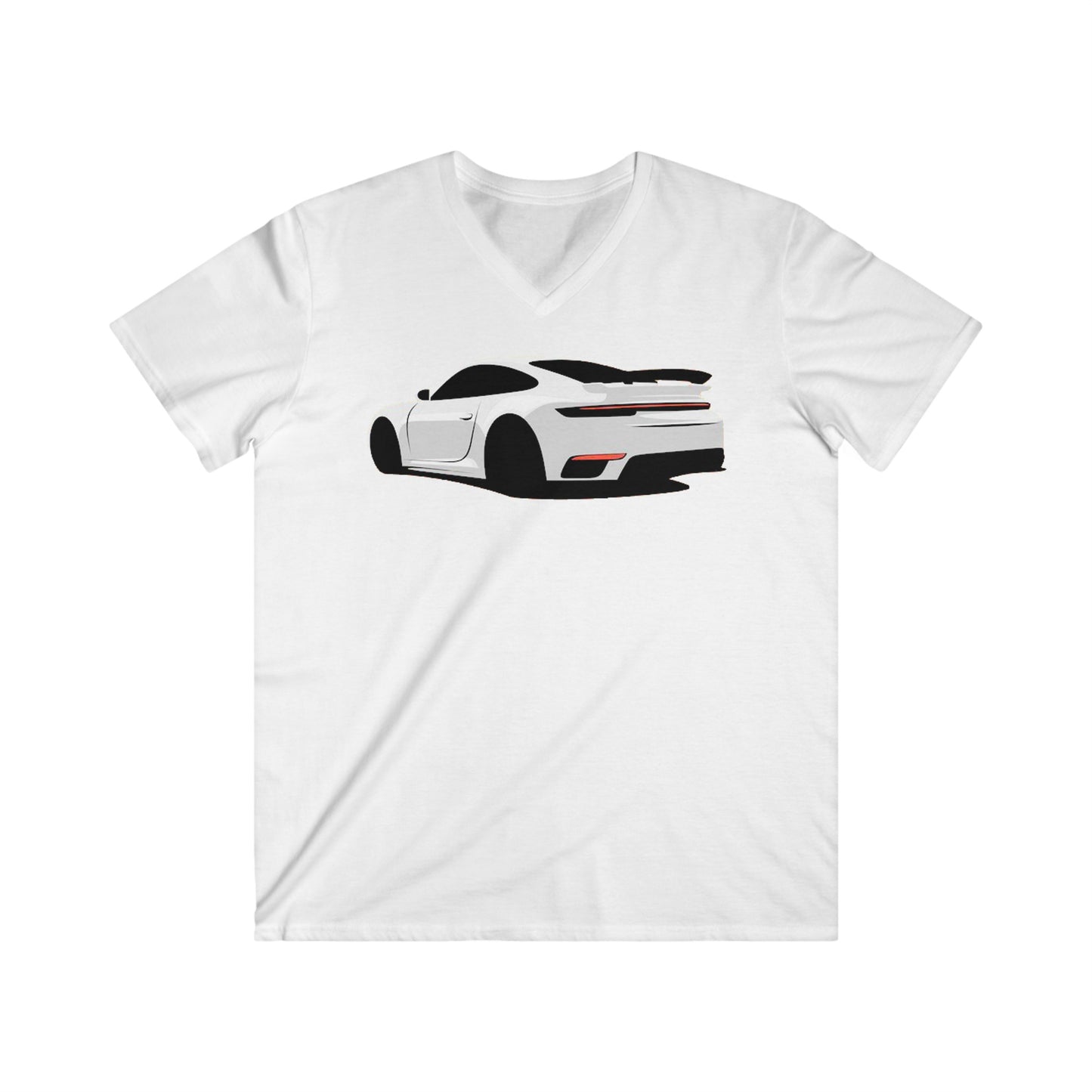 Porsche Fitted V-Neck Short Sleeve Tee