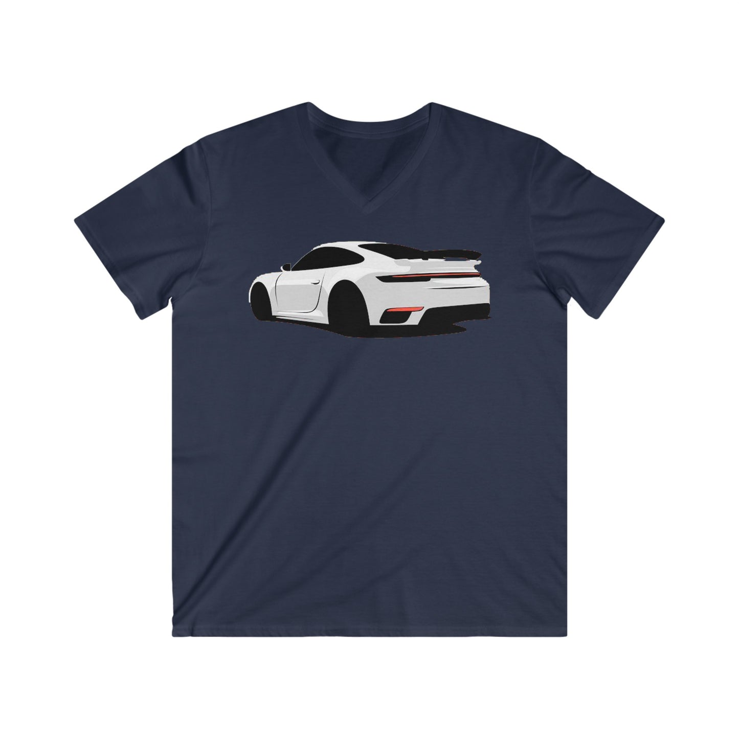 Porsche Fitted V-Neck Short Sleeve Tee