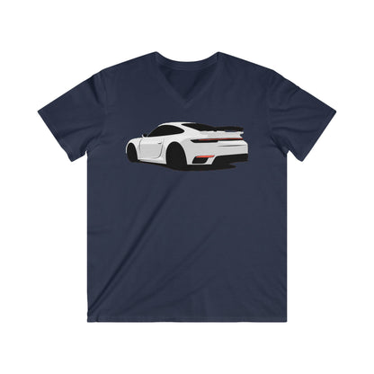 Porsche Fitted V-Neck Short Sleeve Tee