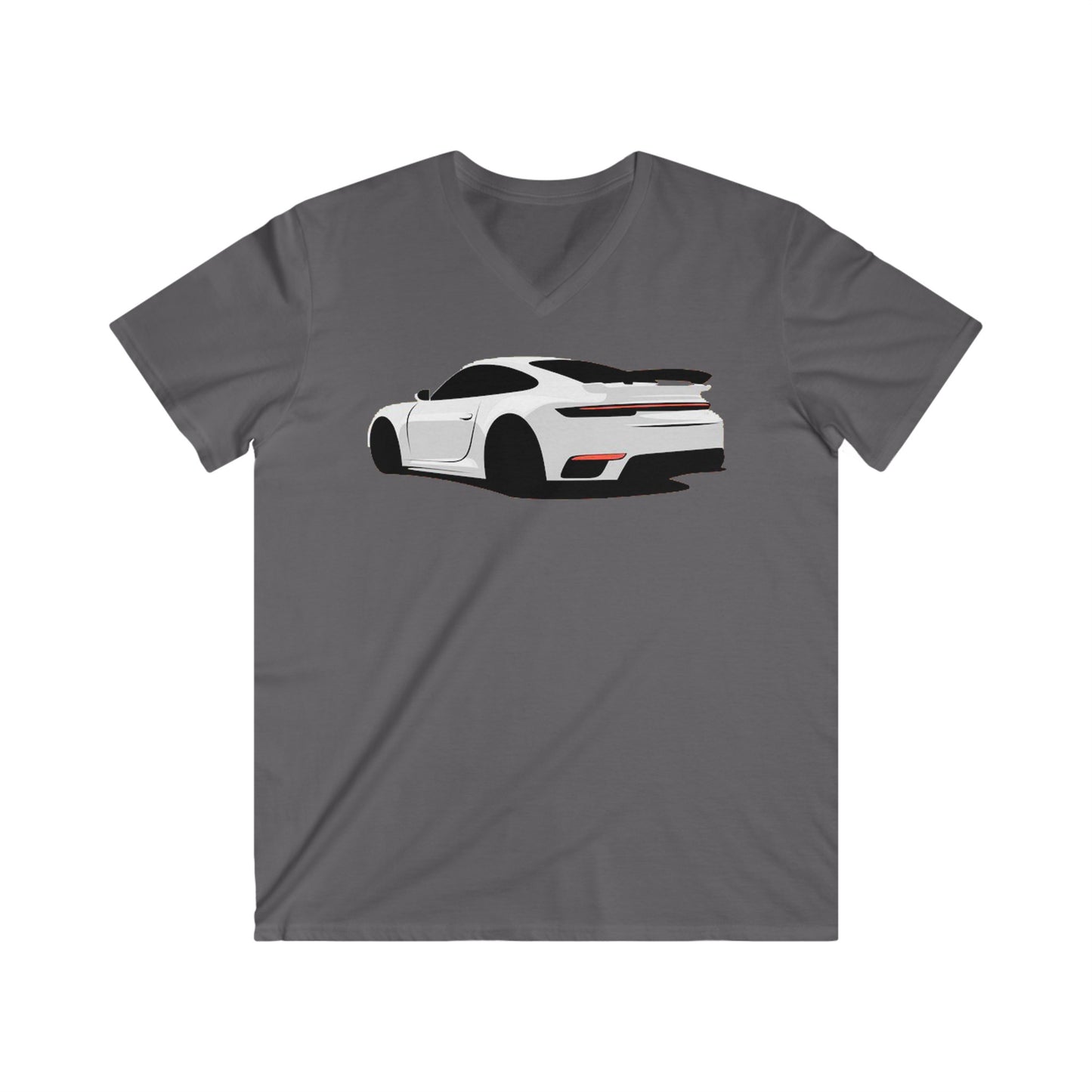 Porsche Fitted V-Neck Short Sleeve Tee