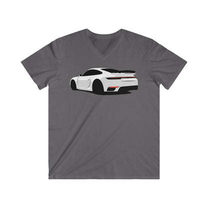 Porsche Fitted V-Neck Short Sleeve Tee