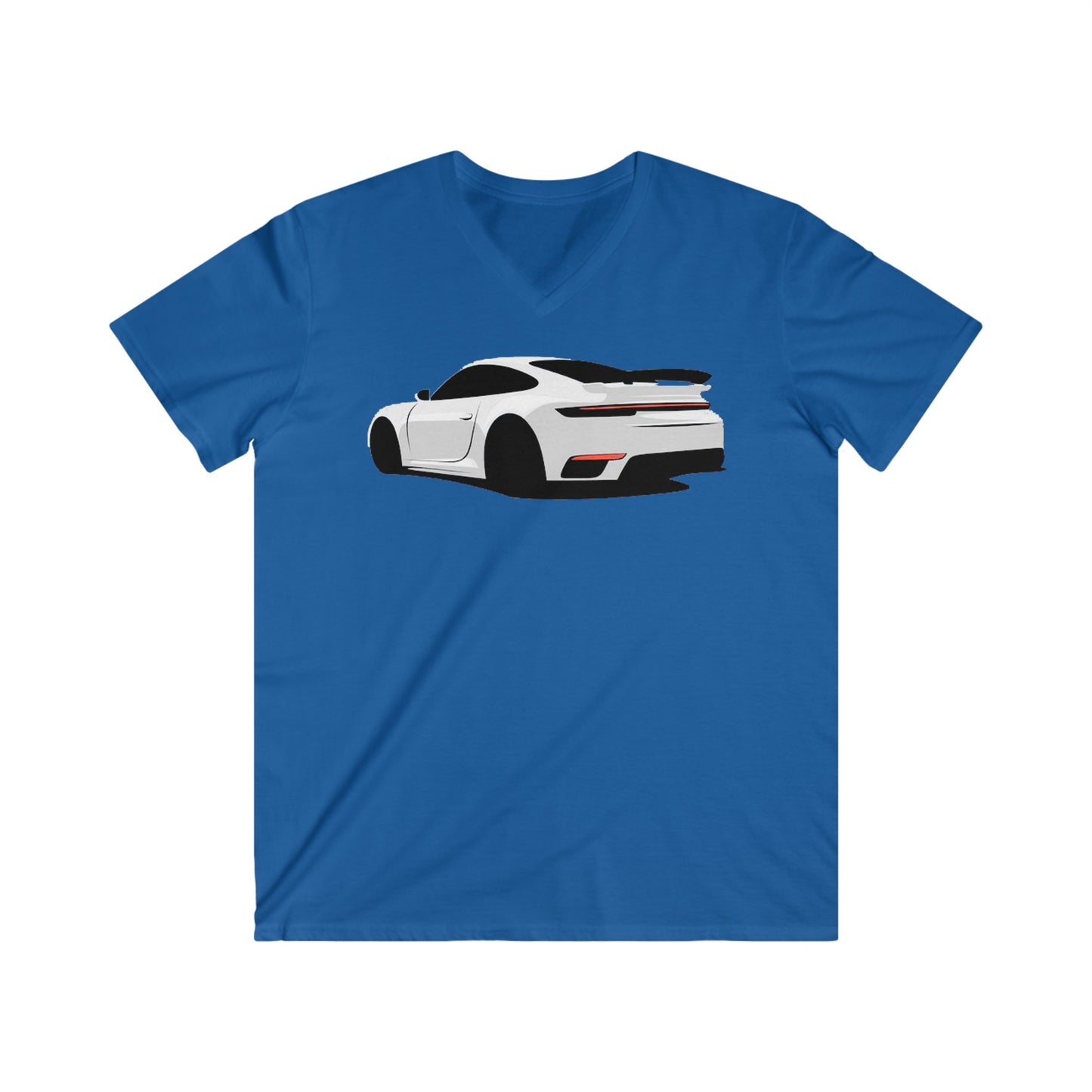 Porsche Fitted V-Neck Short Sleeve Tee