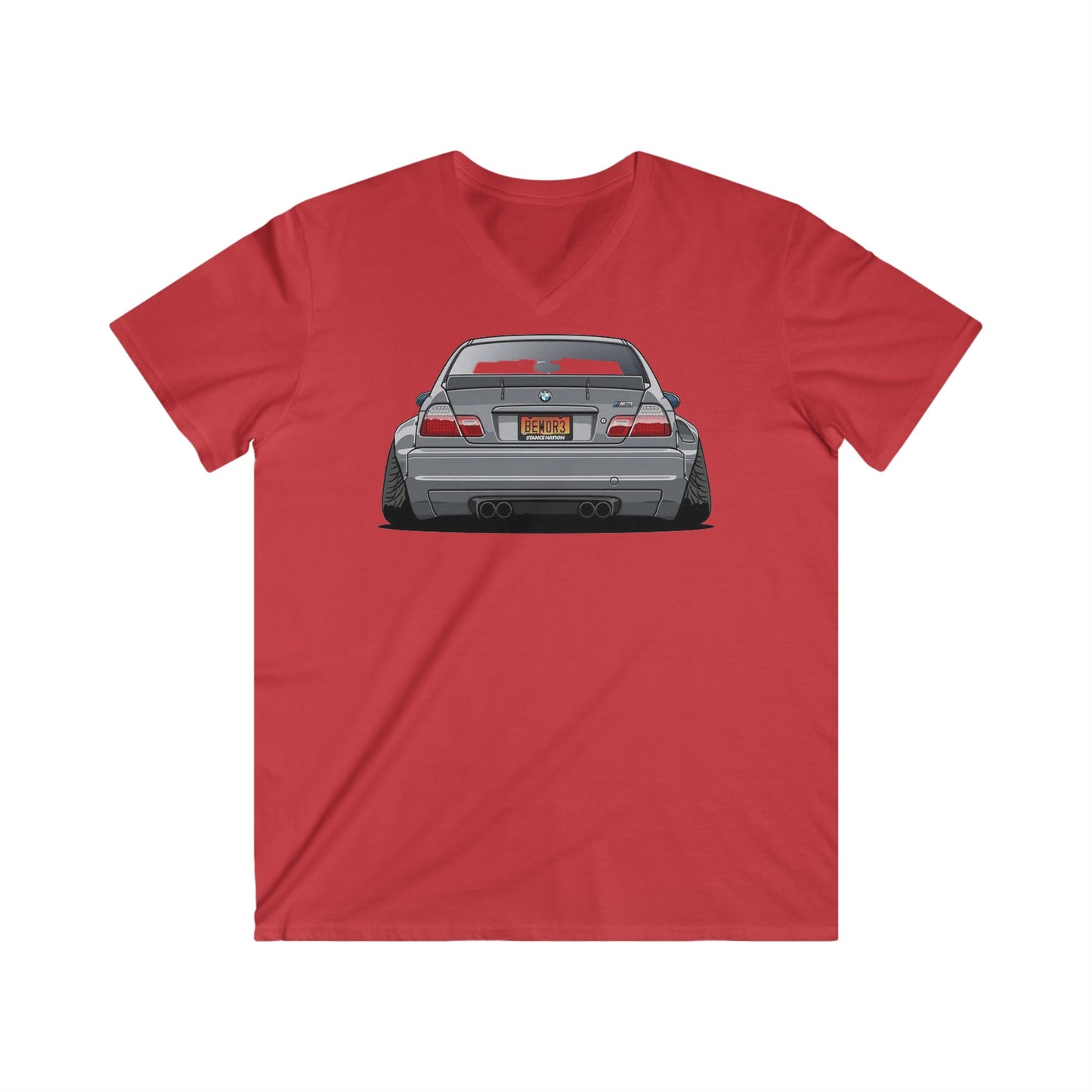 BMW Fitted V-Neck Short Sleeve Tee