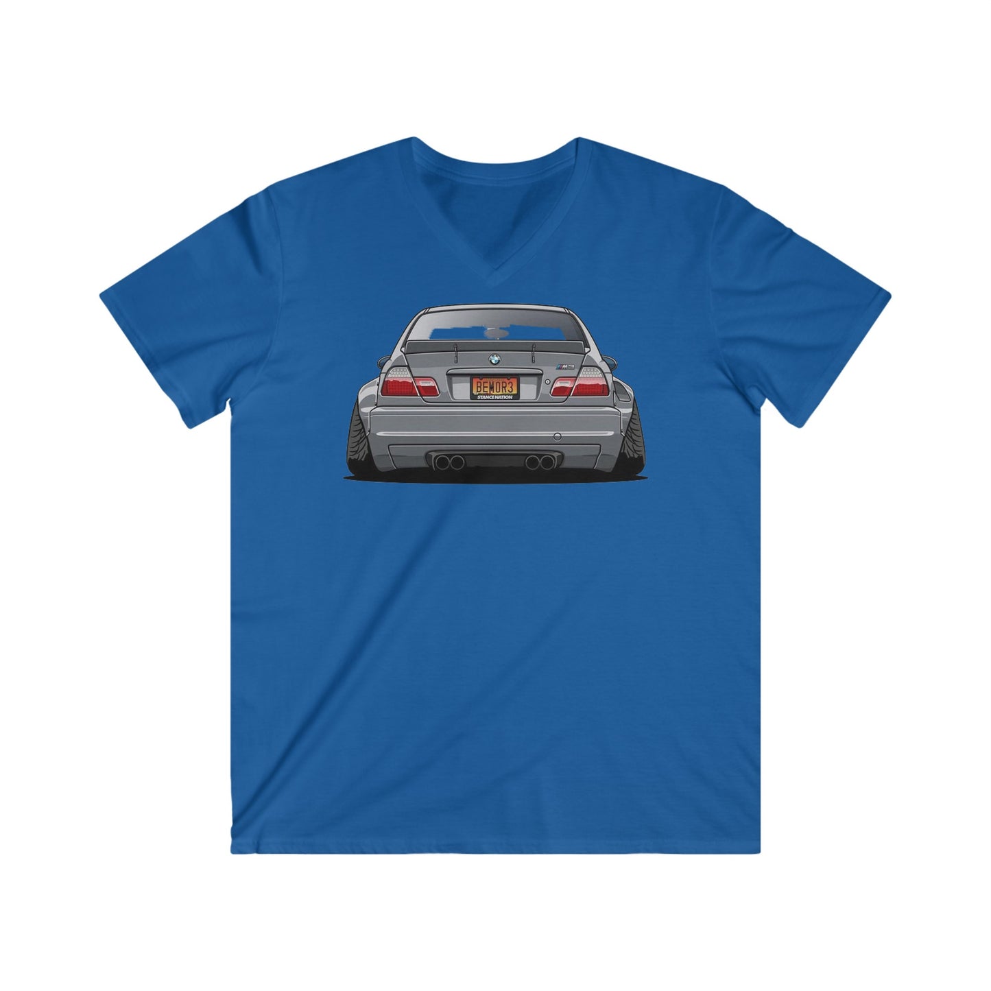 BMW Fitted V-Neck Short Sleeve Tee