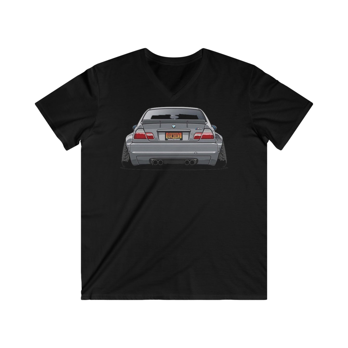 BMW Fitted V-Neck Short Sleeve Tee