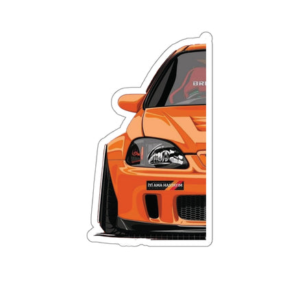 Honda Civic Kiss-Cut Stickers