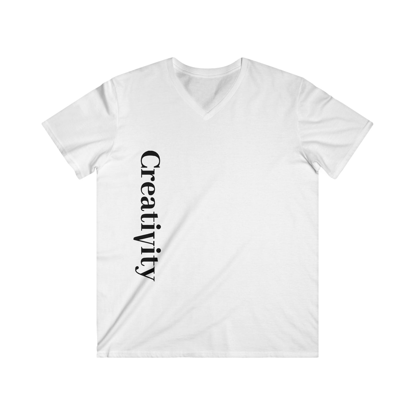 Custom Fitted V-Neck Short Sleeve Tee