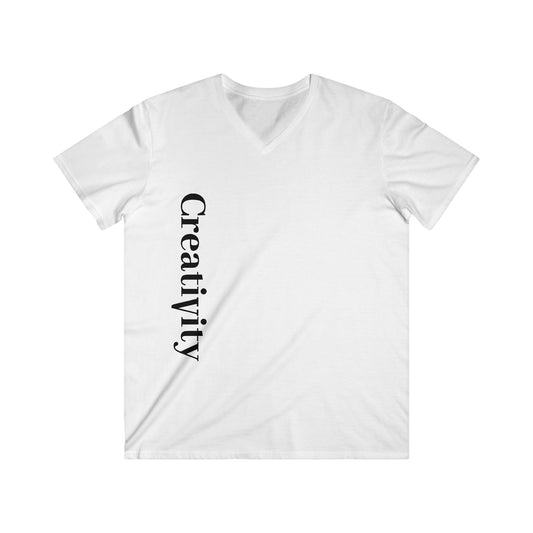 Custom Fitted V-Neck Short Sleeve Tee