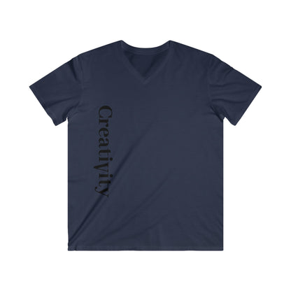 Custom Fitted V-Neck Short Sleeve Tee