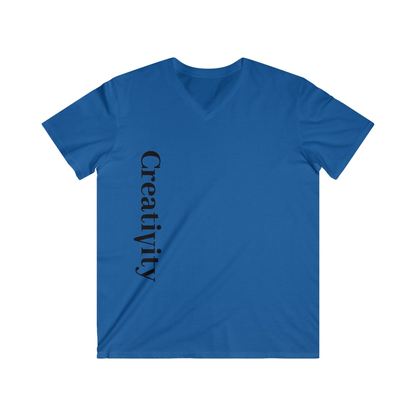 Custom Fitted V-Neck Short Sleeve Tee