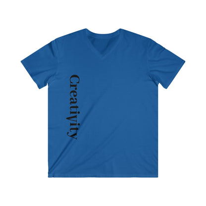 Custom Fitted V-Neck Short Sleeve Tee