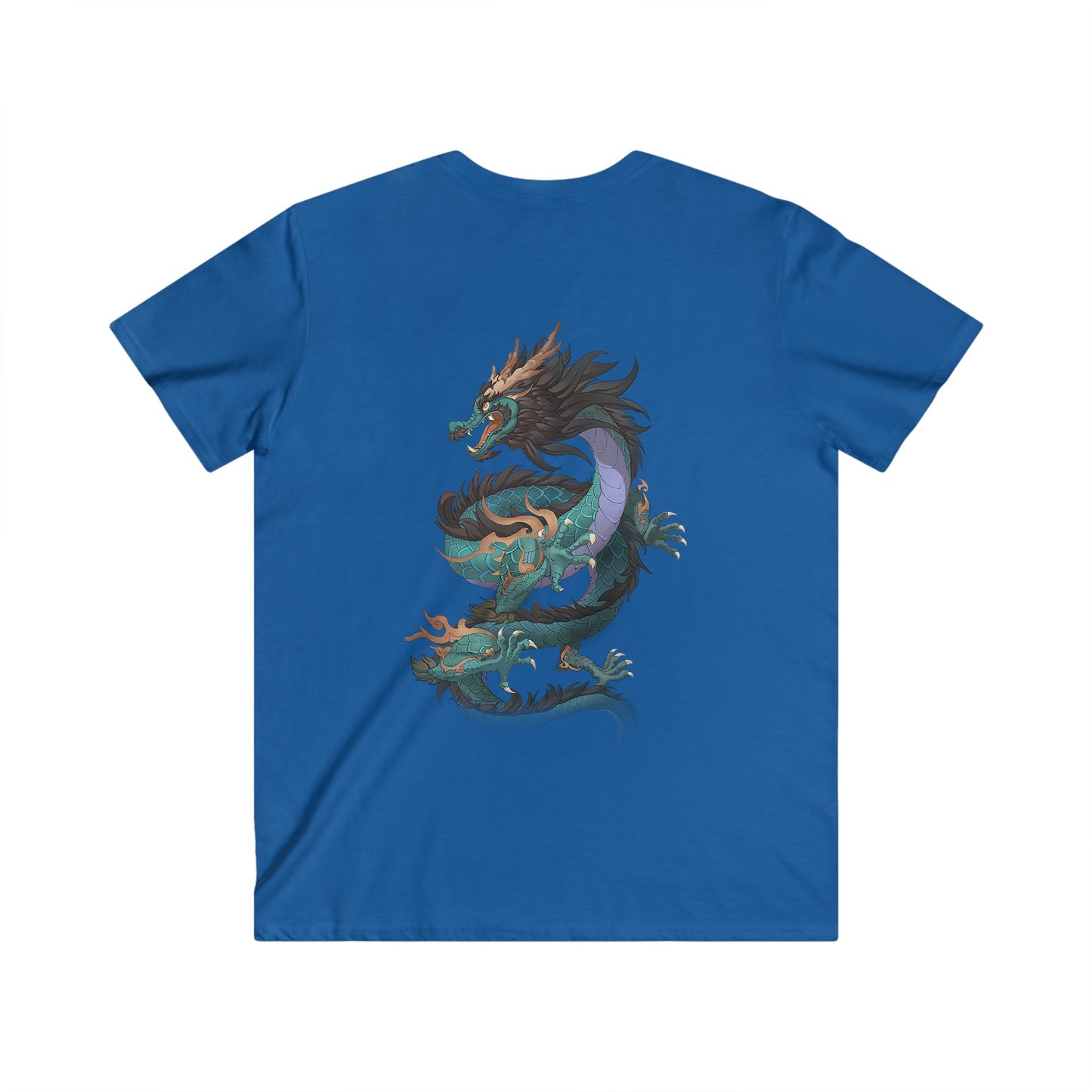 Custom Fitted V-Neck Short Sleeve Tee