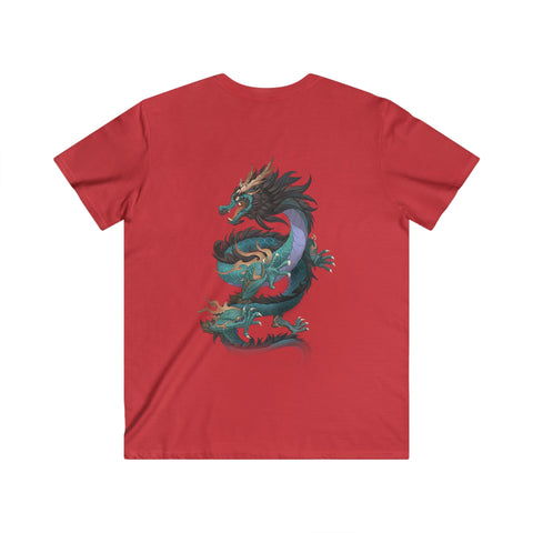 Custom Fitted V-Neck Short Sleeve Tee